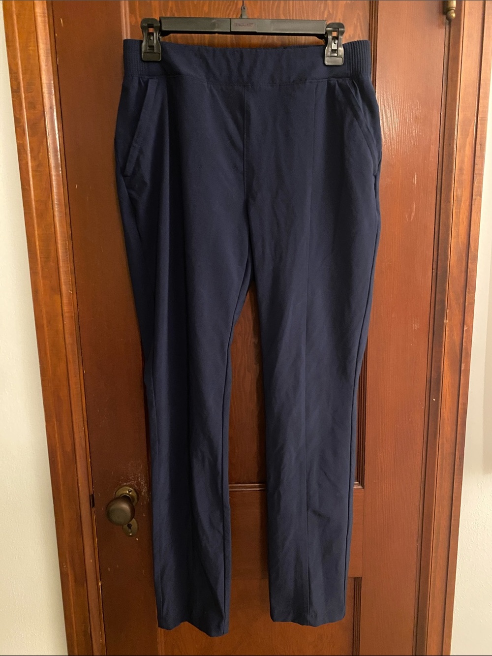 Columbia Navy Straight-Leg Pull-On Pants